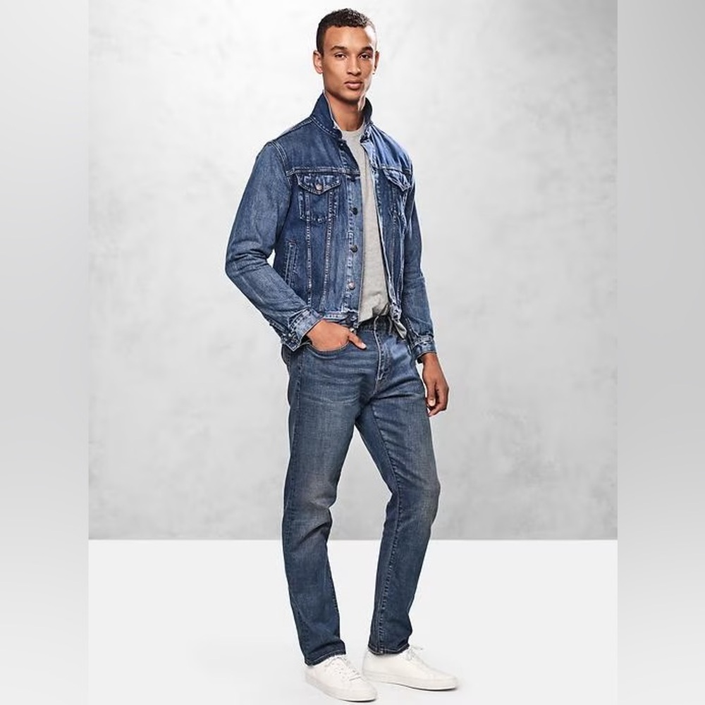Gap Men’s Classic Straight Taper Denim‎ Jeans Size 28x32 Medium Wash